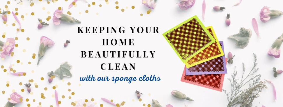 Easily clean your home with these beautiful plaid Swedish Sponge Dish Cloths in bright colors to enhance your traditional home decor. They are durable, easy to use, compostable and eco friendly.